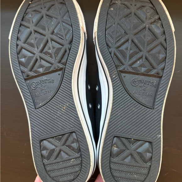 Converse Black Platform Slip-Ons -9 - Picture 6 of 6